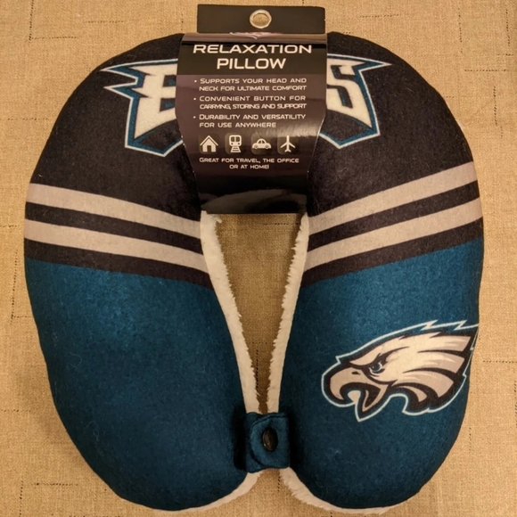 NFL Bedding Philadelphia Eagles Plush Serpa Travel Neck Pillow